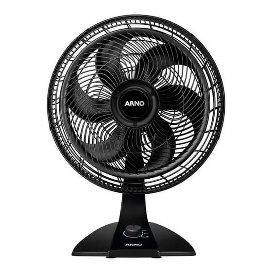Ventilador De Mesa E Parede Arno Turbo Force Vf42 Preto 110v