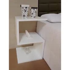 Mesa cabeceira para quarto infantil, crianças em S ou Z.