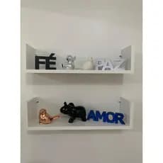 Promoção 2 Prateleiras Brancas Para Cozinha/Lavanderia/Quarto