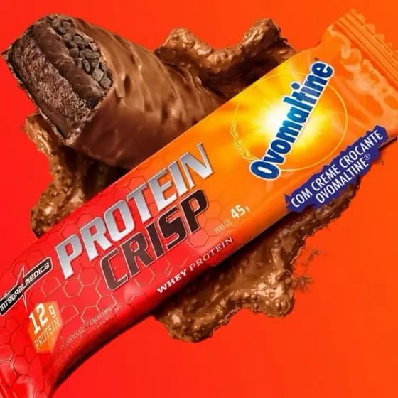 Crisp Bar 45g Proteina 1Unidade - Integralmedica