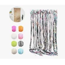 Cortina Porta pano/tecido americana/italiana Tiras Pano 210x80 Artesanal Sortidas -ENVIO SORTIDO-