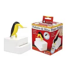 Paliteiro De Mesa Tucano/Pinguim Pega Palito De Dente Retro