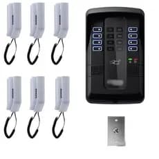 Porteiro Interfone Coletivo Kit Com 6 Pontos Predial Residencial Intelbras Bivolt
