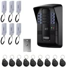Kit Porteiro Interfone Coletivo Predial Residencial 6 Pontos Com  24 Tags Intelbras