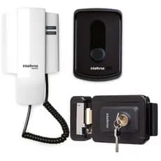 Porteiro Interfone Residencial Intelbras Campainha com Fio e Fechadura