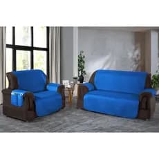 Capa Sem Elastico Protetor Sofa 2 e 3 Lugares Padrão Tradicional Ultrassonico  Bolso Lateral Cores