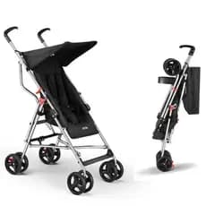 Carrinho Guarda-Chuva Pocket 6M - 15kgs Preto Multikids Baby - BB327 + Book