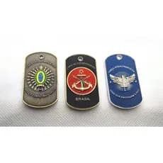 Dog Tag Militar Plaqueta De Identificaçâo Forças Armadas