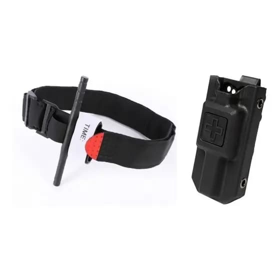 Kit Torniquete Tático + Case, Emergência Primeiros Socorros