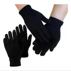 Luvas de Frio Inverno Luvas Pretas de lã Quentinha Masculino e Feminino Luvas Motoqueiro