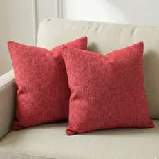 Capa De Almofada em Linho Collins 45x45cm C/Zíper invisível Sofá Cama Decorativa Moderna Classica