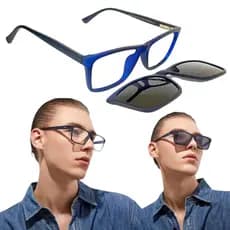 Óculos Armação Para Grau PLATINUM Masculina/Masculino Clip On Com Garantia ÓCULOS CLIPON DE GRAU MASCULINO PARA HOMENS P