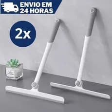 2 Rodo de Pia Limpa Vidro 360 Graus Limpador De Janela Dobrável Para Limpeza Doméstica Silicone