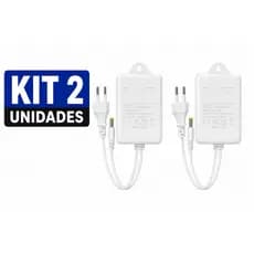 Kit 2 Fonte Prova D'agua 12v-2a Bivolt Camera Ip Speed Dome