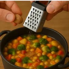 Mini Ralador Manual Inox Portátil para Noz-Moscada Temperos Queijo Alho Gengibre Utensílio de Cozinha Prático