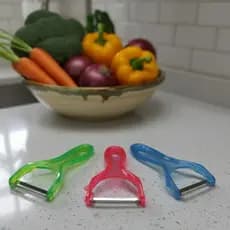 Descascador 3 peças Frutas e Legumes sem desperdicio
