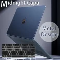 Aparência De Metal Meia-Noite Para MacBook air 15 A2941 2022 13,6 M2 A2681 2020 13 A2337 A2338 M1 A2179 A2159 pro13 14 15 A1706 A1989 A2158 A2289 A2251 Barra touch
