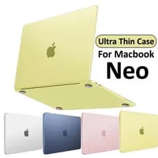 Capa Fosca Ultrafina Para Macbook Neo 2026 13 Polegadas A3404 A18Pro Protetora Anti Impressão Digital