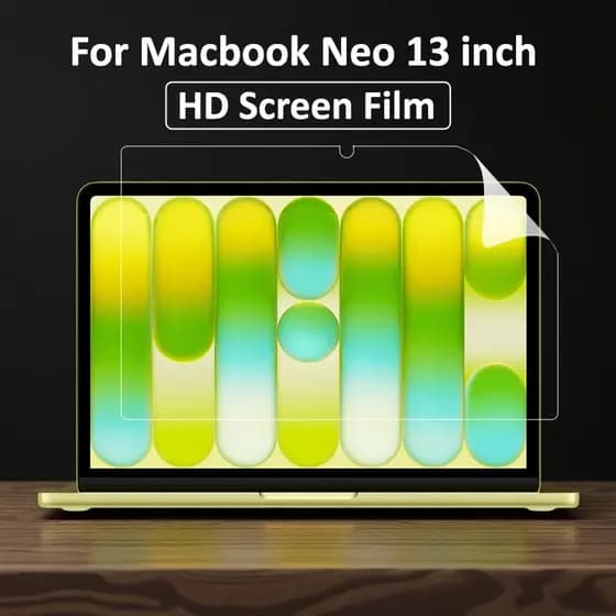 Filme De Tela HD/Fosco Para Macbook Neo 2026 Liberação Adesivo Protetor Anti-Reflexo 13 Polegadas A3404 Trackpad