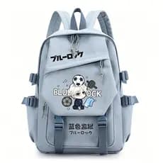 Anime Azul Bloqueio Nagi Seishiro Saco Diário Mochila Tamanho Grande À Prova Dwaterproof Água Estilo Casual Menina Viage
