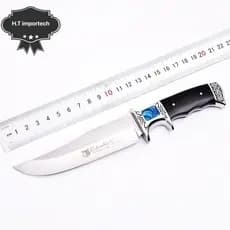 Faca Churrasco Full Tang Caça Pesca Modelo Luxo Bainha Nylon TB1514、G61
