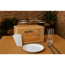 Guardanapo Sachê de Papel Embalado Dimensões 30x14 Quantidade 250 500 1000 Unidades