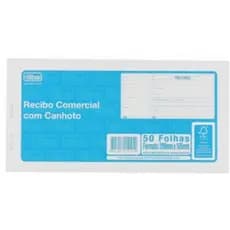 RECIBO COMERCIAL COM CANHOTO TILIBRA 206MM X 105MM C/50FOLHAS