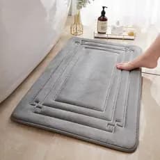 Tapete Antiderrapante De Esponja Super Absorvente – De Entrada De Secagem Rápida Para Quarto , Banheiro E Corredor
