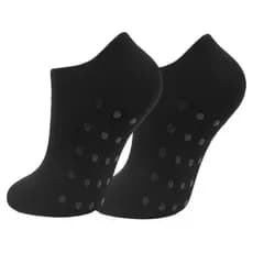 Kit até 4 Pares Meias Antiderrapante Cano Curto 33 a 38 Pilates Hidroginástica Conforto Moda Unissex