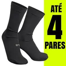 1-4 Pares Meia Esportiva Poliamida Cano Médio Corrida Academia Crossfit Ciclismo Fitness