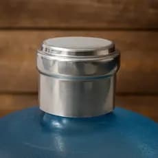 Kit 03 Tampa de Alumínio para Galão de Água 10L e 20L – Universal, Reutilizável e Resistente