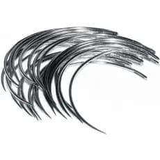 20 Agulhas Curva Manual Costura Reparação Pequena 52mm