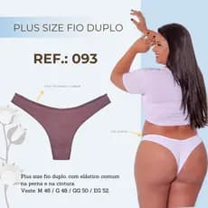 Kit 5 ou 3 Fio Dental Plus Size Fio Duplo Levanta Bumbum