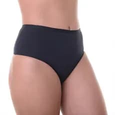 Kit 3 Calcinhas Calçolinha Feminina Gestante Pants Algodão Cintura Alta Conforto Dia a Dia Calcinha