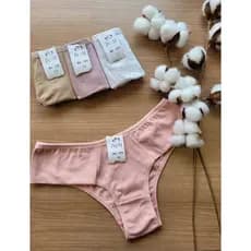 Kit 3 Calcinhas Pants Alta e Larga Pala Lateral Dupla Conforto Algodão