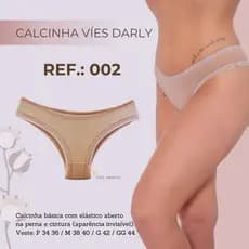 Kit 6 Calcinhas Invisivel Cotton +Algodão