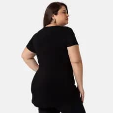 Blusa De Viscolycra Feminina Plus Size Tampa Bumbum Tamanhos Grandes 1126-C3