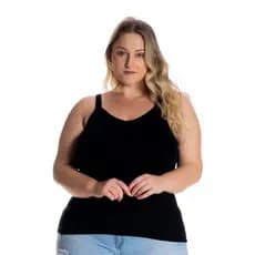 Regata Basica Plus Size P - M - G - GG - G1 - G2 - G3 Tamanhos Extras 1123