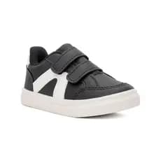 Tenis Maculino Infantil Casual Leve e Confortável Preto Funfy Kids Menino 3475A2 20 ao 31