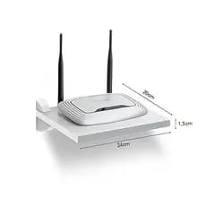 Prateleira Porta Modem 1,2x20x24cm Peto ou Branco Utilita ou Cantoneira - PRAT-K