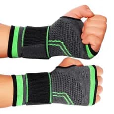 Munhequeira Ortopédica de Compressão | Neoprene Ajustável para Treino, Tendinite e Lesões Prático