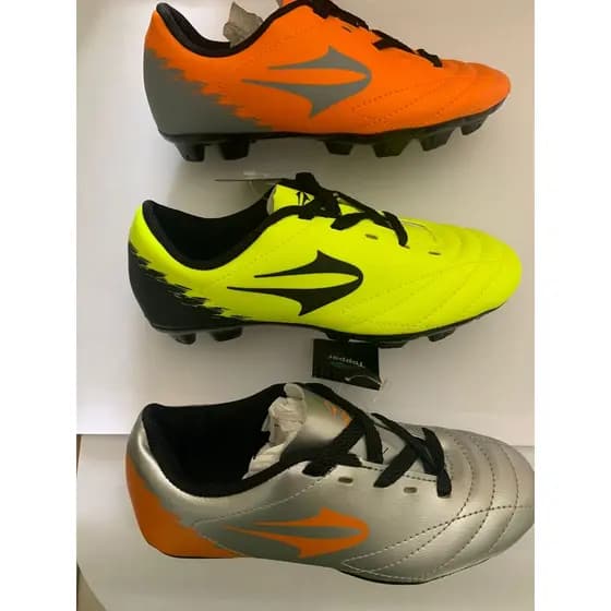 Chuteira número 30 Topper Campo Slick ll Infantil Esporte Campo Ar Livre
