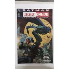 BATMAN JUIZ DREDD - A CHARADA DEFINITIVA - QUADRINHOS DC EDITORA ABRIL RAROS