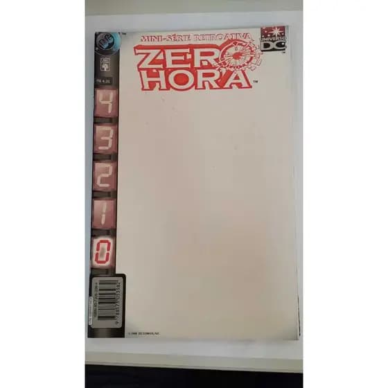 ZERO HORA (5 PARTES COLEÇÃO COMPLETA) - DC REVISTAS EM QUADRINHOS - EDITORA ABRIL - COMPLETE SUA COLEÇÃO