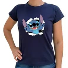 CAMISETA BABY LOOK FEMININA STITCH