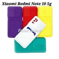 Capa janelinha proteção para câmeras Xiaomi Redmi Note 10 (5g) - com suporte para cartão