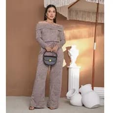 Conjunto Feminino de inverno frio Moletom lanzinha Blusa e Calça Pantalona plus size