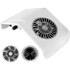 Sugador Coletor  De Pó Para Unhas Gel Acrigel Compacto Cooler Branco 127/220v