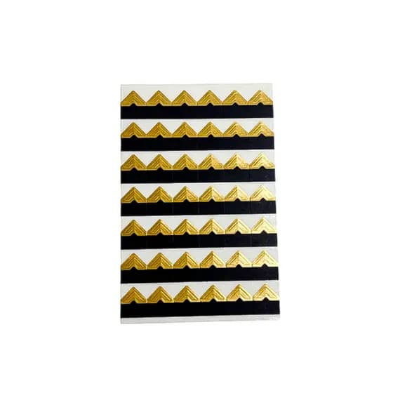 Cantoneiras De Papel Para Fotos Adesivas 84und Cor Ouro
