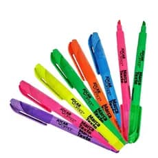 Marca Texto Neon Jocar Office Caneta Marcador De Texto com 1 Ou 2 Unidades